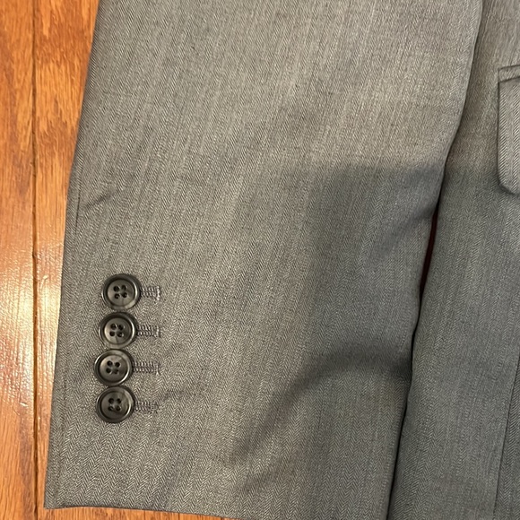 Perry Ellis Gray Men’s Slim Fit Blazer/ 44R - Picture 4 of 11